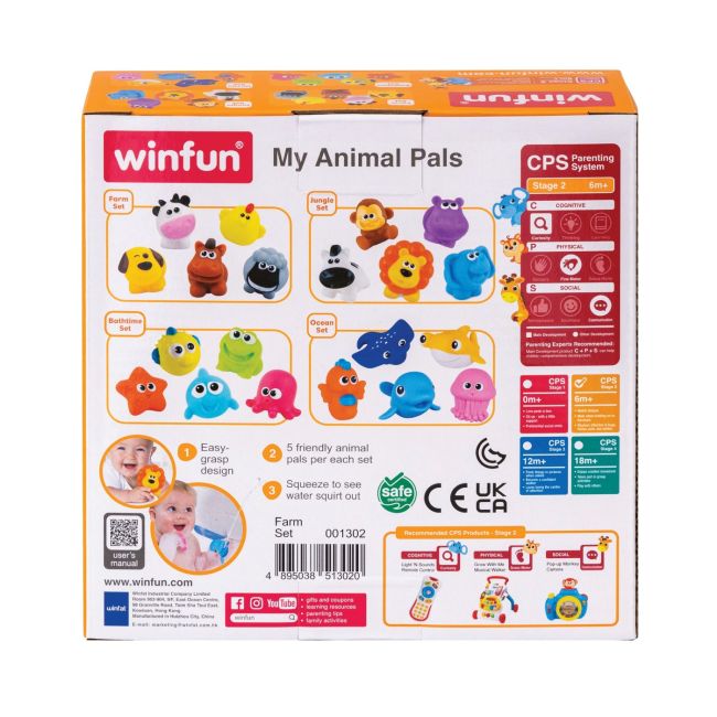 WINFUN SET JUCARII DE BAIE ANIMALUTE DE LA FERMA VIVWin001302