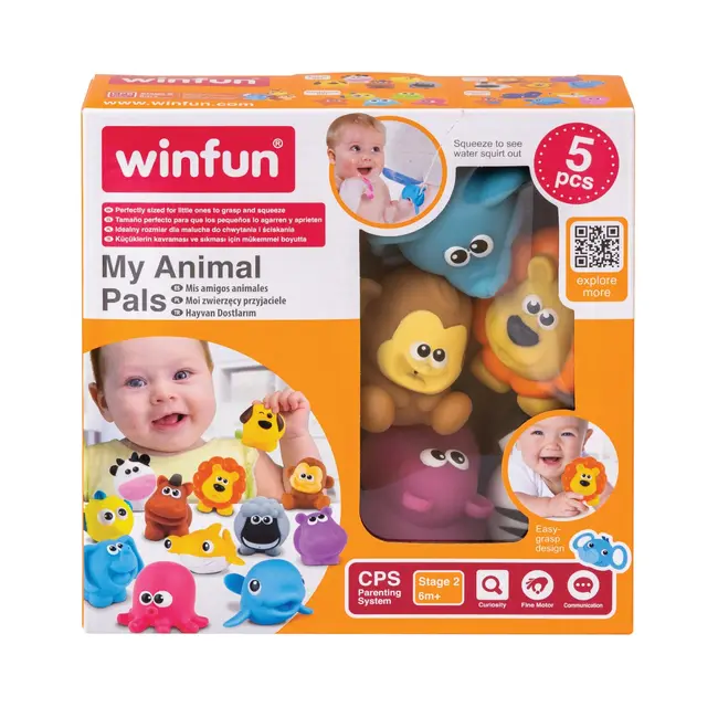 WINFUN SET JUCARII DE BAIE ANIMALUTE DIN JUNGLA VIVWin001303