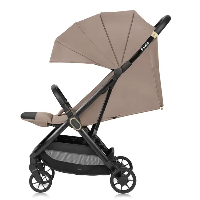 Carucior sport, Lionelo, Bess, Greutate redusa - 7.5 kg, Sustine 22 kg, 6 luni+, Capotina impermeabila, Protectie SPF 50+, Include suport sticla, Pliere cu o singura mana, Compact, Maner pentru transport, Conform cu EN1888-1 si EN1888-2, Bej BYNLO-BESS_BE