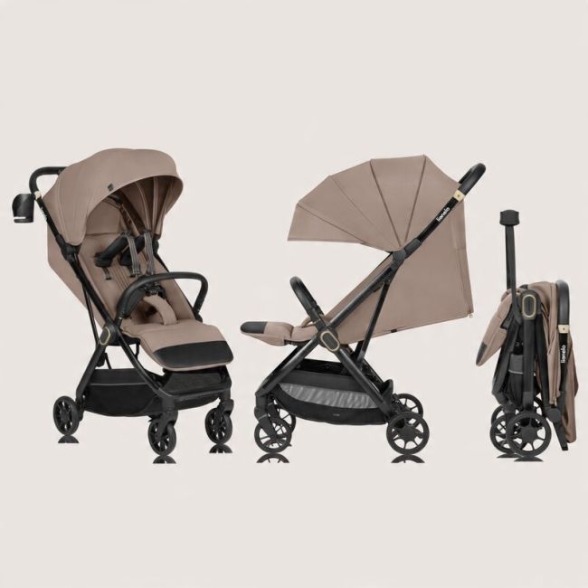Carucior sport, Lionelo, Bess, Greutate redusa - 7.5 kg, Sustine 22 kg, 6 luni+, Capotina impermeabila, Protectie SPF 50+, Include suport sticla, Pliere cu o singura mana, Compact, Maner pentru transport, Conform cu EN1888-1 si EN1888-2, Verde BYNLO-BESS_