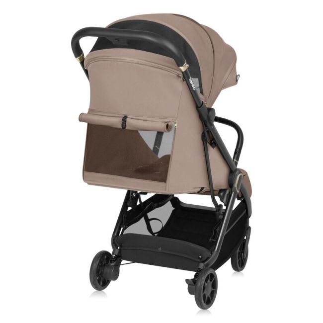 Carucior sport, Lionelo, Bess, Greutate redusa - 7.5 kg, Sustine 22 kg, 6 luni+, Capotina impermeabila, Protectie SPF 50+, Include suport sticla, Pliere cu o singura mana, Compact, Maner pentru transport, Conform cu EN1888-1 si EN1888-2, Verde BYNLO-BESS_