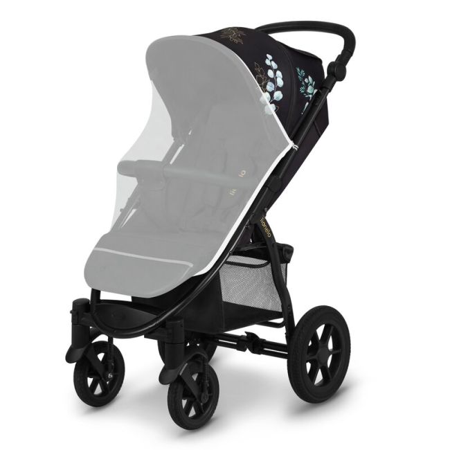 Carucior sport, Lionelo, Annet Tour Golden Moments, Editie Limitata, 0 luni+, Capotina impermeabila UPF 50+, Maner reglabil, Plasa de tantari, Suport biberon, Saculet pentru picioare, Pana la 22 kg, Certificare TUV, Negru BYNLO-ANNET_TOUR_GOLDEN_MOMENTS