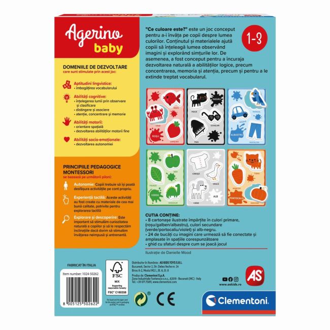 AGERINO BABY MONTESSORI RECUNOASTEREA CULORILOR VIV1024-50262