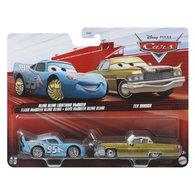 CARS3 SET 2 MASINUTE METALICE FULGER MCQUEEN BLING BLING SI TEX DINOCO VIVMTDXV99_JDH42