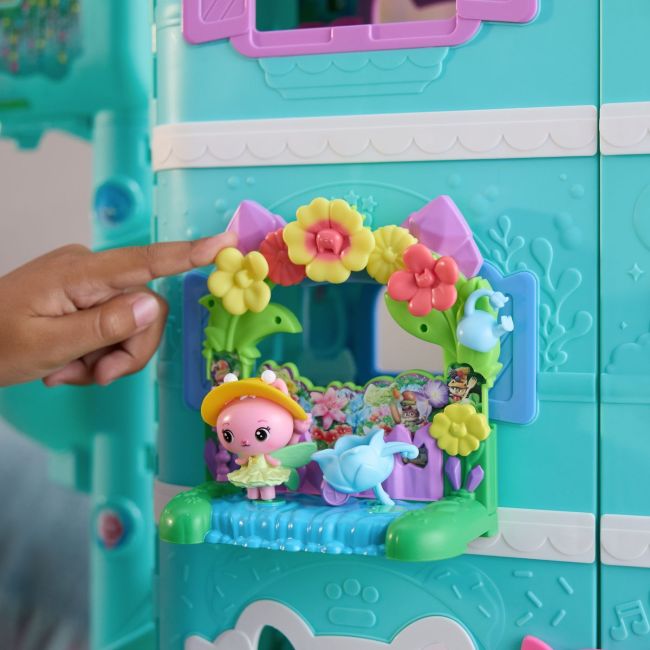 GABBYS DOLLHOUSE FILMUL SET BALCONUL GRADINA SI FIGURINA ZANA REGINA KITTY CU  ACCESORII VIV6073662_20152986