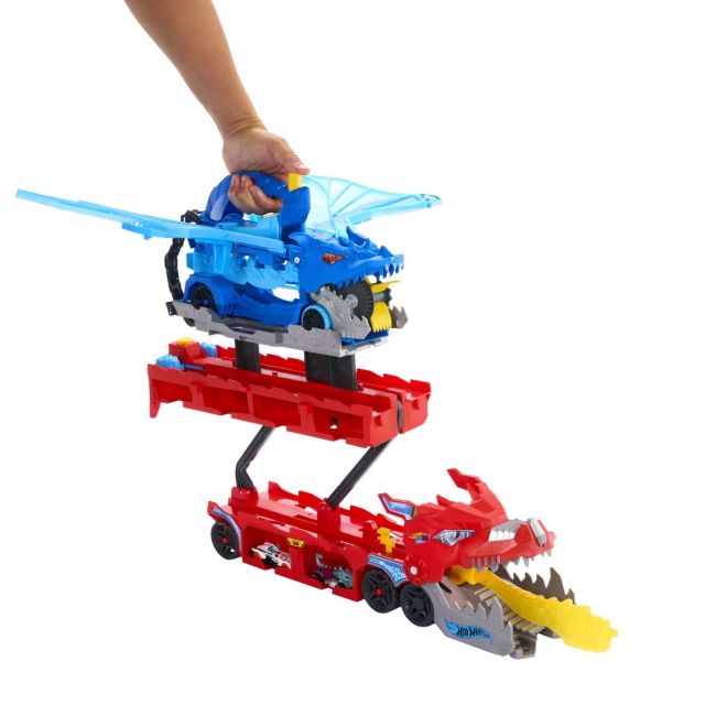 HOT WHEELS CITY TRANSPORTATOR SUPREM CU 2 DRAGONI VIVMTJBM72