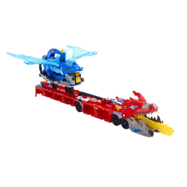 HOT WHEELS CITY TRANSPORTATOR SUPREM CU 2 DRAGONI VIVMTJBM72