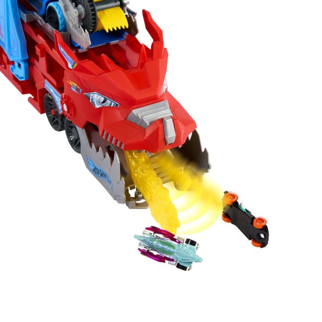 HOT WHEELS CITY TRANSPORTATOR SUPREM CU 2 DRAGONI VIVMTJBM72