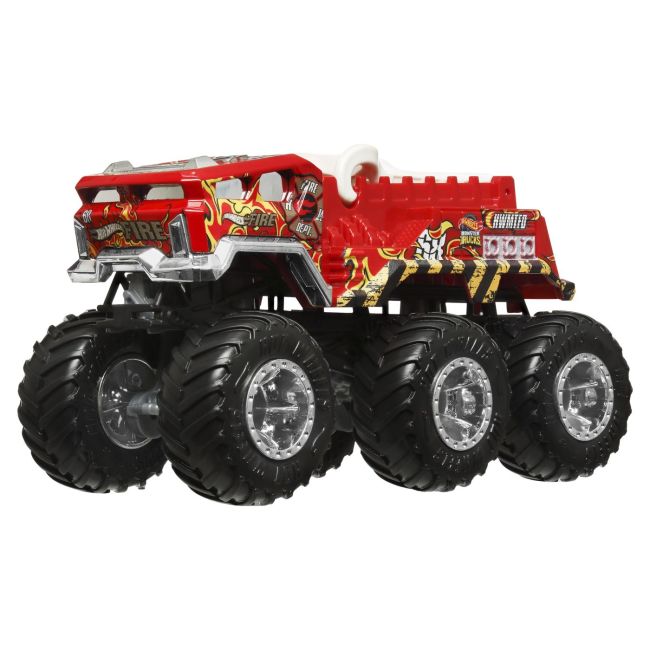 HOT WHEELS MONSTER TRUCK BIG RIGS MASINUTA METALICA CU 6 ROTI 5 ALARM SCARA 1 LA 64 VIVMTHWN86_HWN94