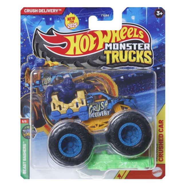 HOT WHEELS MONSTER TRUCK MASINUTA CRUSH DELIVERY SCARA 1:64 VIVMTFYJ44_JCD79