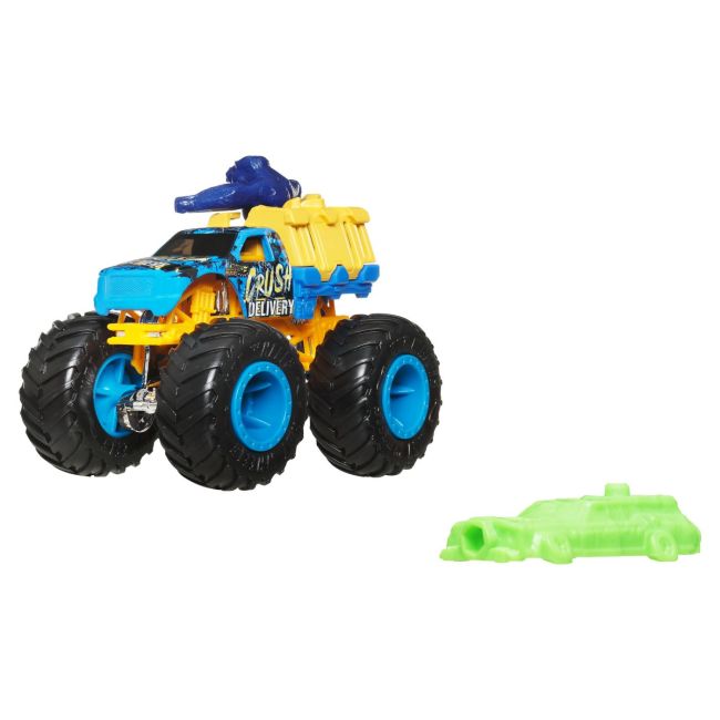 HOT WHEELS MONSTER TRUCK MASINUTA CRUSH DELIVERY SCARA 1:64 VIVMTFYJ44_JCD79