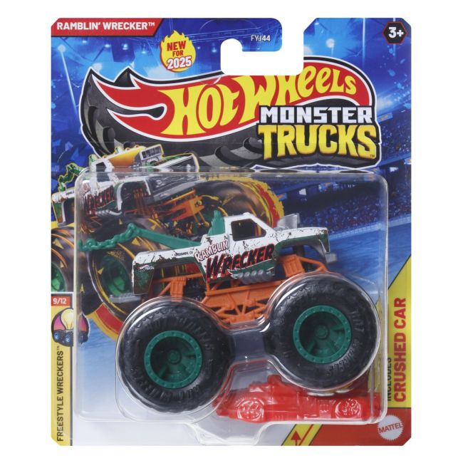 HOT WHEELS MONSTER TRUCK MASINUTA RAMBLIN WRECKER SCARA 1:64 VIVMTFYJ44_JCF02