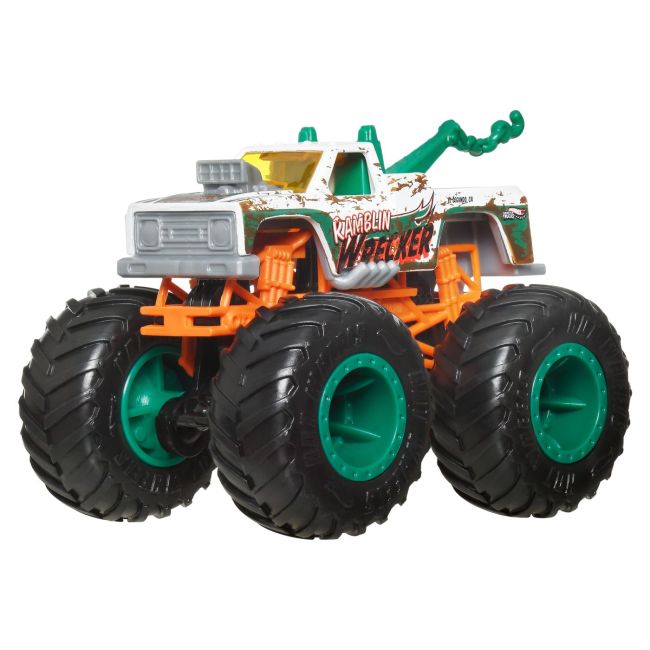 HOT WHEELS MONSTER TRUCK MASINUTA RAMBLIN WRECKER SCARA 1:64 VIVMTFYJ44_JCF02