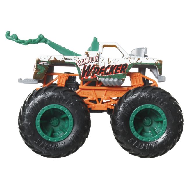 HOT WHEELS MONSTER TRUCK MASINUTA RAMBLIN WRECKER SCARA 1:64 VIVMTFYJ44_JCF02