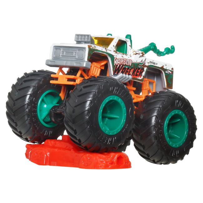 HOT WHEELS MONSTER TRUCK MASINUTA RAMBLIN WRECKER SCARA 1:64 VIVMTFYJ44_JCF02