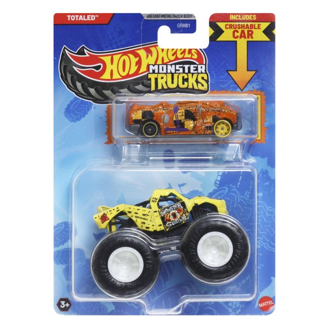 HOT WHEELS MONSTER TRUCK SI MASINUTA METALICA TOTALED VIVMTGRH81_JCG32