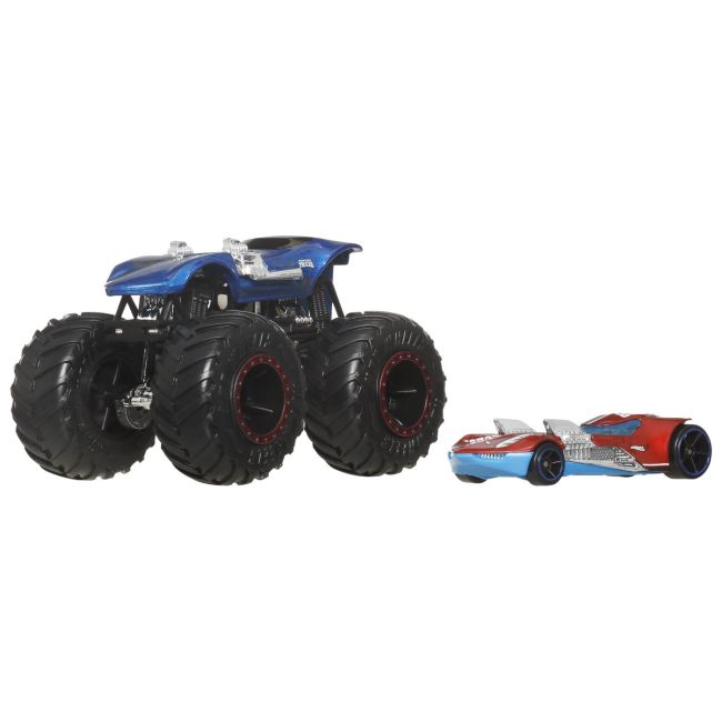 HOT WHEELS MONSTER TRUCK SI MASINUTA METALICA TWIN MILL VIVMTGRH81_JCG34