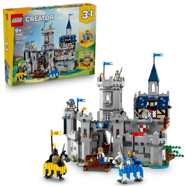 LEGO CREATOR CASTEL MEDIEVAL CU CAI SI CAVALERI 31168 VIVLEGO31168