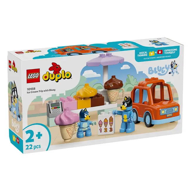 LEGO DUPLO VIZITA CU BLUE LA FURGONETA DE INGHETATA 10458 VIVLEGO10458
