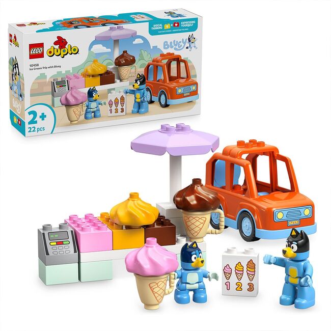 LEGO DUPLO VIZITA CU BLUE LA FURGONETA DE INGHETATA 10458 VIVLEGO10458