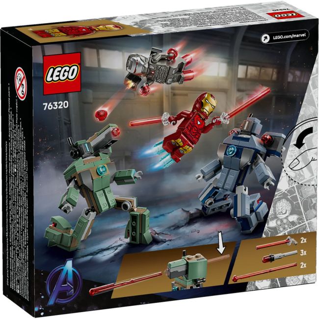 LEGO MARVEL IRON MAN SI WAR MACHINE VS DRONELE HAMMER 76320 VIVLEGO76320
