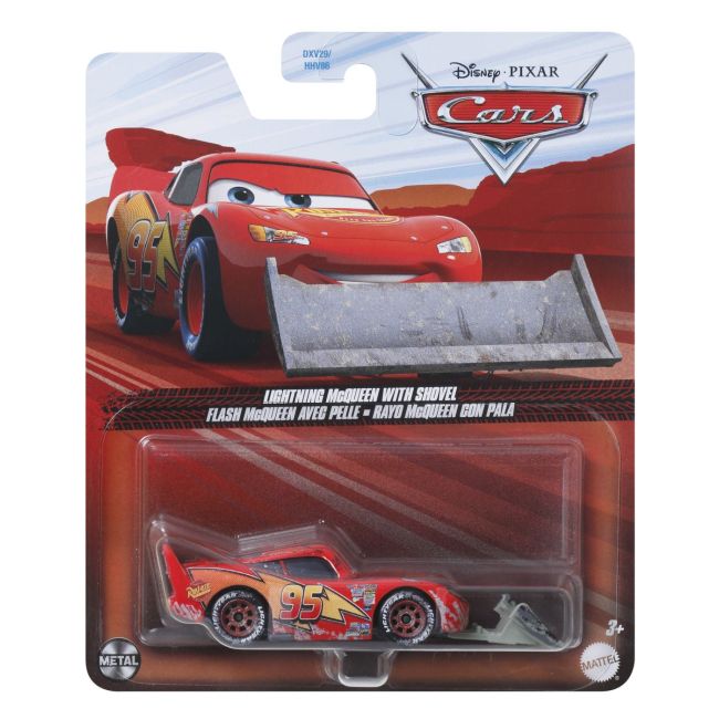 MASINUTA METALICA CARS3 PERSONAJUL FULGER MCQUEEN CU LOPATA VIVMTDXV29_FNV21