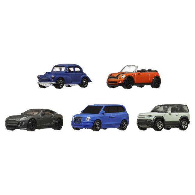 MATCHBOX SET 5 MASINUTE METALICE MBX BRITISH ROADWAYS SCARA 1:64 VIVMTC1817_JBX33