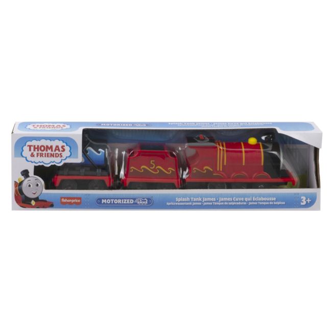 THOMAS LOCOMOTIVA MOTORIZATA SPLASH TANK JAMES CU 2 VAGOANE VIVMTHFX97_HNN07
