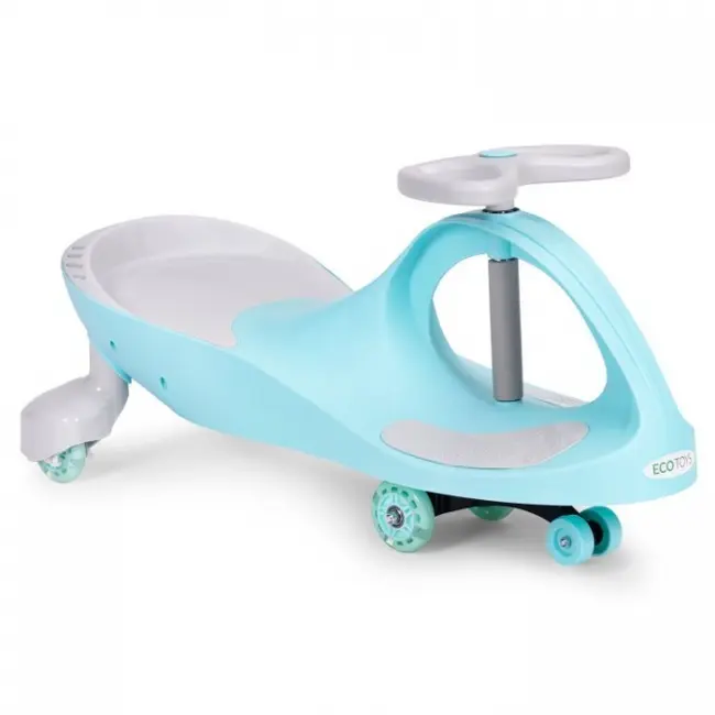 Trotineta gravitationala tip barca cu roti led ecotoys ym-sw-1 - albastru - resigilat edeediym-sw-1blue_resigilat