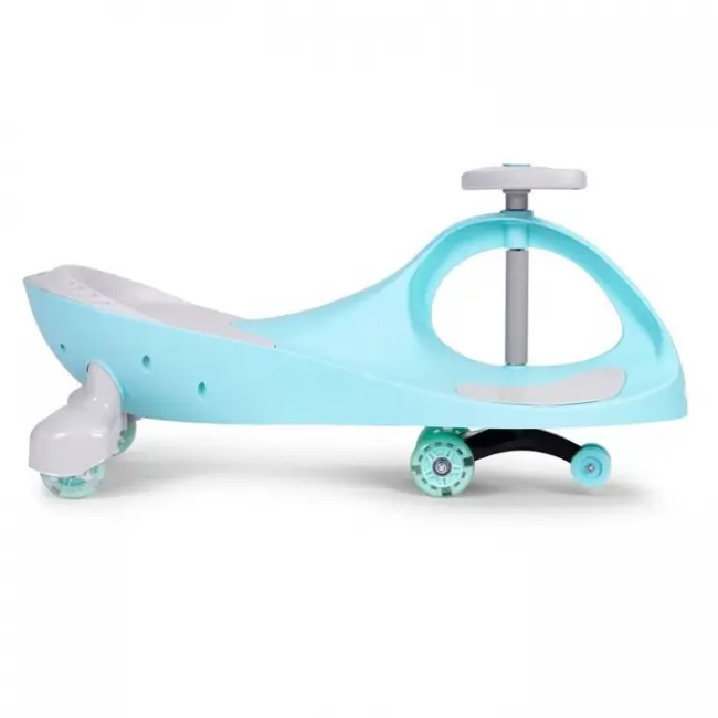 Trotineta gravitationala tip barca cu roti led ecotoys ym-sw-1 - albastru - resigilat edeediym-sw-1blue_resigilat