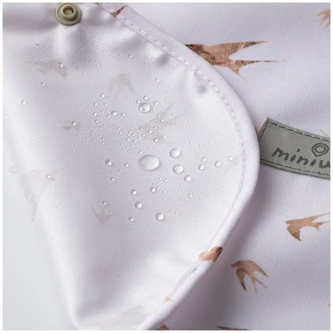Baveta bebelusi 2 in 1 miniware catch & cover, golden swallow mw_ccgs