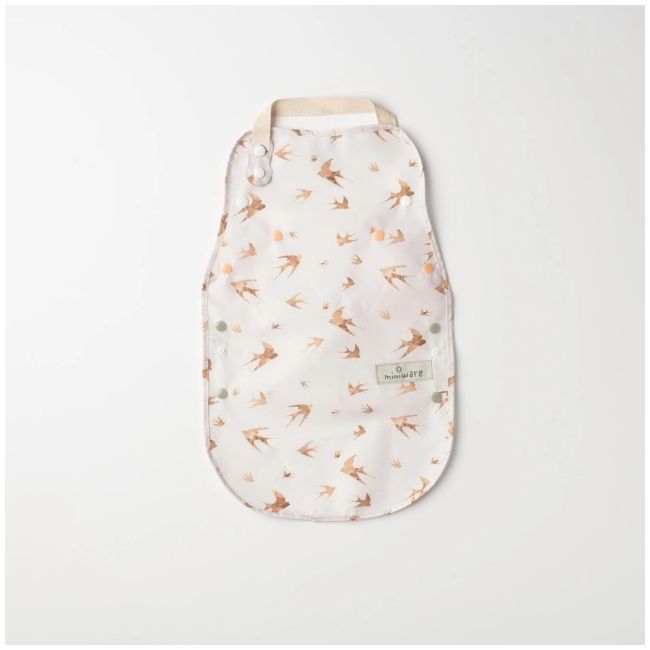 Baveta bebelusi 2 in 1 miniware catch & cover, golden swallow mw_ccgs