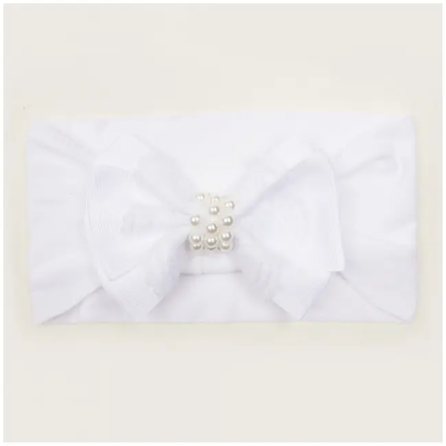 Bentita lata cu fundita cu perlute aplicata MB23043-cd