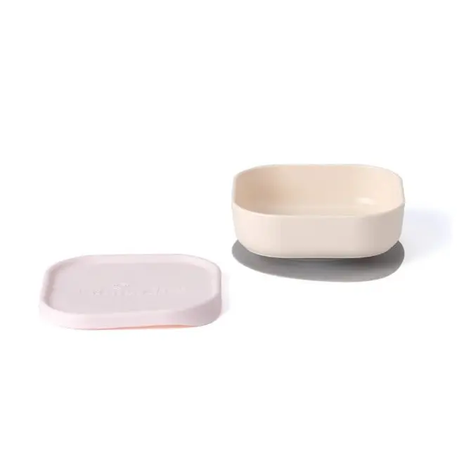Bol pentru hrana bebelusi miniware snack bowl, 100% din materiale naturale biodegradabile, vanilla/cotton candy mw_mwsbsvc