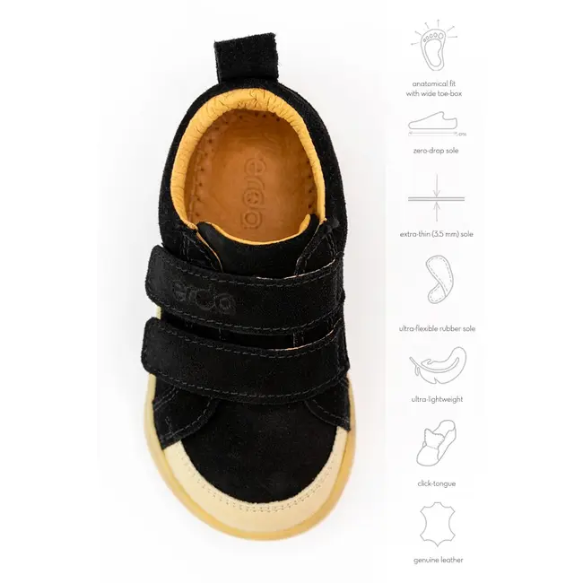 Pantofi barefoot erda noor black