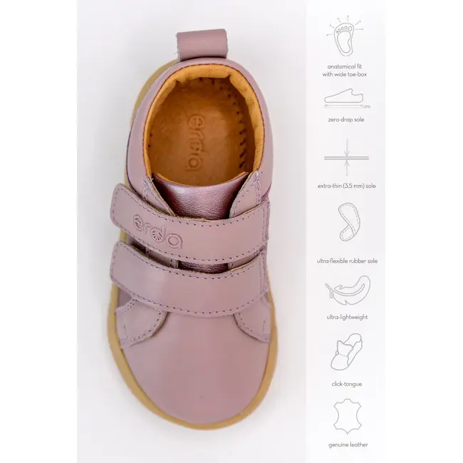 Pantofi barefoot erda zeyla mauve