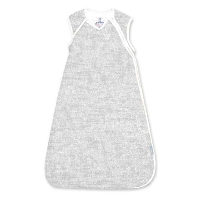Ingenuity - sac de dormit swaddle me 3-18 luni, 2.5 tog, night sack sleeper, heather grey bbb17394-179