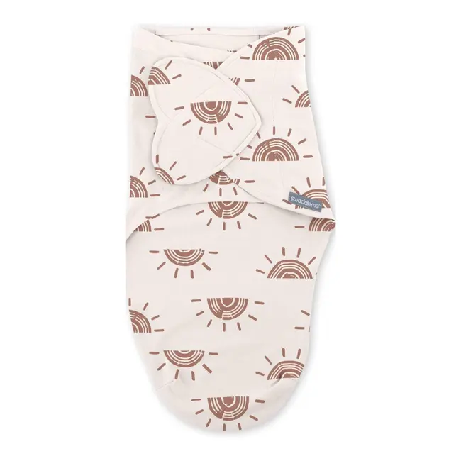 Ingenuity - set 2 sisteme de infasare swaddle me 0-3 luni, colectia monogram, rising sun bbb17381-072