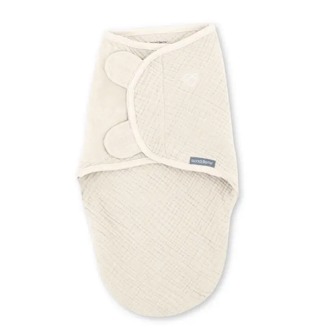 Ingenuity - sistem de infasare swaddle me 0-3 luni, muselina, colectia original, cream bbb17386-003
