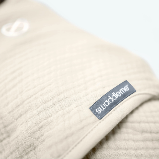 Ingenuity - sistem de infasare swaddle me 0-3 luni, muselina, colectia original, cream bbb17386-003
