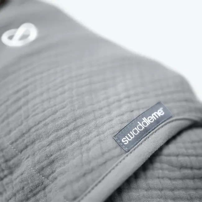 Ingenuity - sistem de infasare swaddle me 0-3 luni, muselina, colectia original, granite bbb17386-076