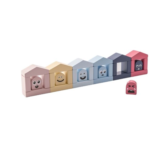 Jucarie Din Lemn, Cubika - Casute Vesele 2 KRT15962