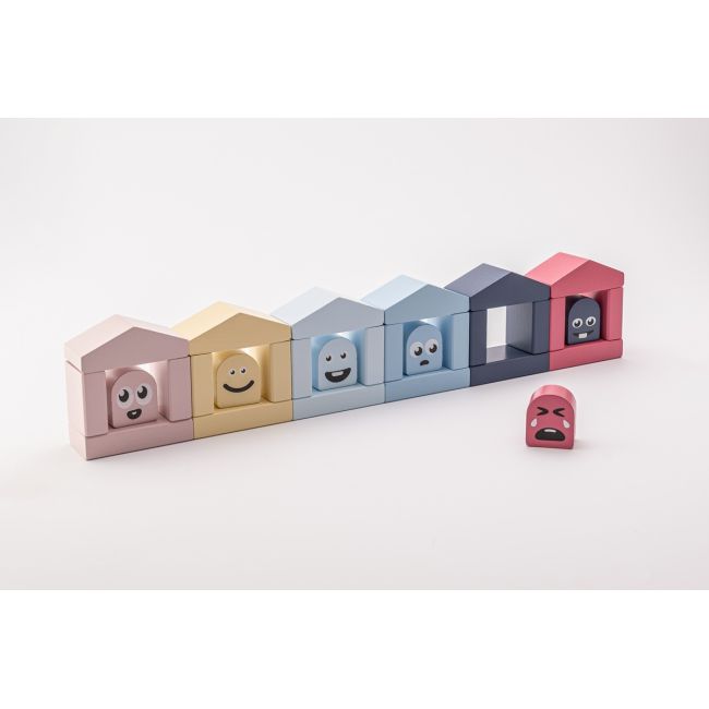 Jucarie Din Lemn, Cubika - Casute Vesele 2 KRT15962