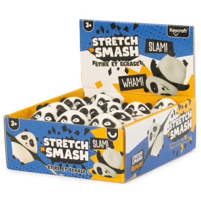 Jucarie antistres stretch 'n smash - mini panda
