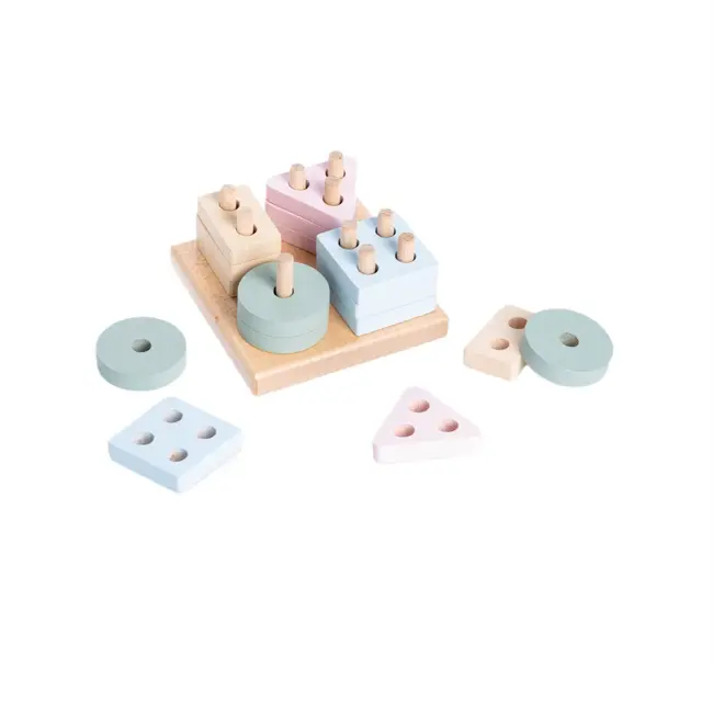 Jucarie din lemn, Cubika, Sortator Forme Geometrice 6 KRT15870