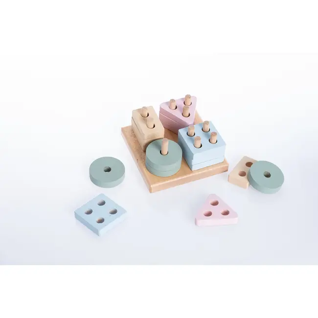 Jucarie din lemn, Cubika, Sortator Forme Geometrice 6 KRT15870