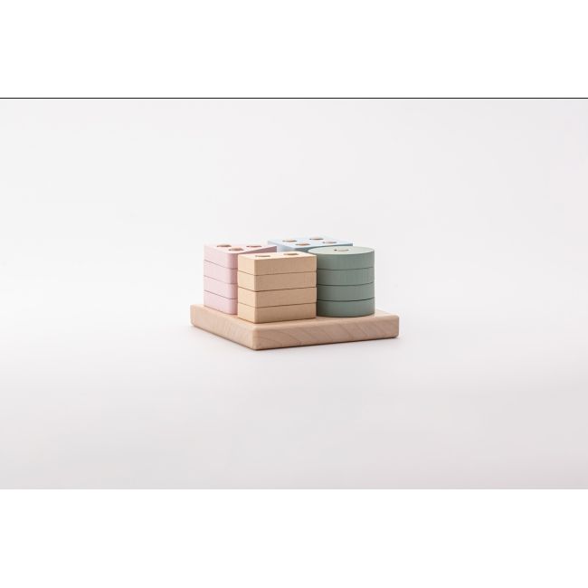 Jucarie din lemn, Cubika, Sortator Forme Geometrice 6 KRT15870