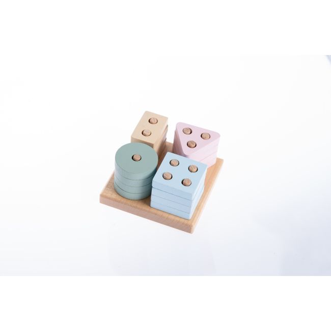 Jucarie din lemn, Cubika, Sortator Forme Geometrice 6 KRT15870