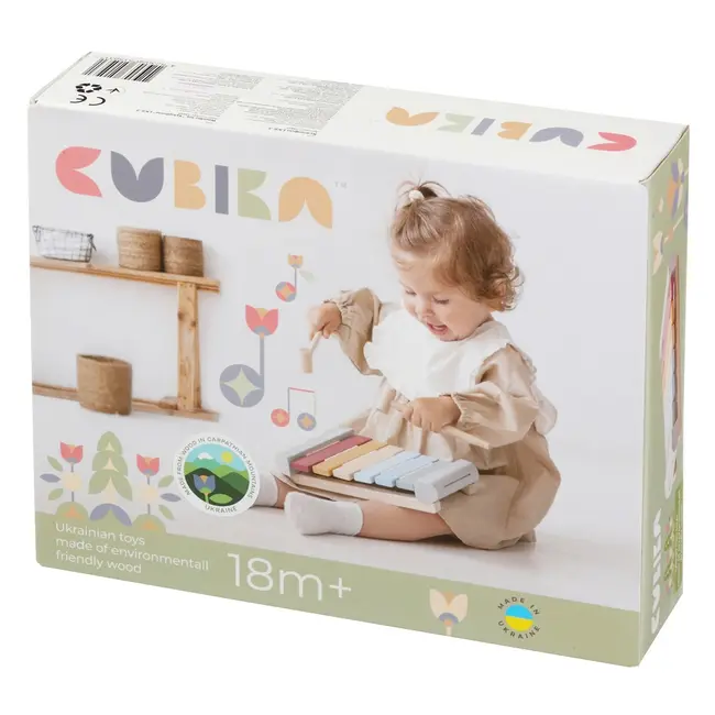 Jucarie din lemn, Cubika, Xilofon 2 KRT15931