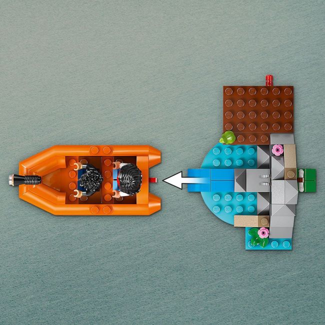 LEGO JURASSIC WORLD RENASTEREA EVADARE PE RAU DIN CALEA UNUI T REX 76975 VIVLEGO76975